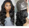 Cienka peruka skóry Virgin Malezjan Human Hair Lose Wave Pełna peruka dla czarnych kobiet 9422930