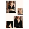 Women's Sleepwear REBEYULI Brand 2 Piece Sets Robe Gown Women Deep V Embroidered Lace Suspender Velvet Night Dresses Famale Casual