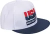 Fashion Hip Hop Cap USA 1992 Dream Team Basketball Hat White Justerbar broderad snapback -mössa