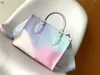 Designer Luxus Giant On The Go PM 2way Hand M46373 M59856 Umhängetasche PM PASTEL Spring Sunset Tote 7A Beste Qualität