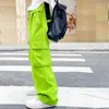 Calças adolescentes meninas carga calças outono primavera streetwear jazz dança perna larga bolsos sweatpants crianças roupas 6 a 16 anos