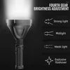 Flashlights Torches P70 Rechargeable LED Super Bright 4 Mode USB Battery Display Waterproof With Tripod Camping