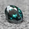 Pedras preciosas soltas cores oval corte pedras de moissanite com certificado diamante vvs1 passado testador gra relatório