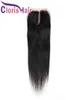 4x4 Silk Straight Half Hand Tied Malaysian Virgin Human Hair Top Closures Piece 130 Density Middle Part Body Wave Swiss Lace Clos8513362