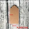 Labels Tags 100pcs Kraft Paper Multi-Sizes Hang Tags Wedding/Birthday Party Decoration /Small Gift Price Tag/Jewelry Price Tag Q240217