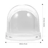 Ramar Snow Globe Po Frame Bild Diy Miniature Snowglobe med Insert Plastic Paper