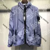 Stones Fashion Stones Island Jacket Compagnie CP Jacket Ytterkläder Tracksuit Badges Zipper Shirt Jacket Loose Style Spring Men Top Oxford Portable CP Stone Rose 1T 1T