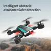 Drony przenośne pojedyncze/podwójne soczewki powietrzne wysokość powietrza Hold Quadcopters Kamera dla początkujących profesjonalistów YQ240217