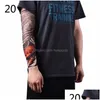 Ginocchiere per gomiti Protezioni per la pelle Nylon Elastico Maniche per tatuaggi temporanei finti Design Body Arm Calze Tatuaggi Cool Uomo Donna Scaldino Dh0Mi