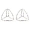 Dangle Earrings Arrival Shiny Rhinestone Triangle Style Earings For Women Fashion Jewelry Gorgeous Ladys' Daily Statement Accessories