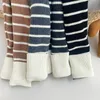 Korean Gilrs Pant Autumn and Winter S Childrens Plush Woolen Trousers Cotton Legings Baby Boys Pants 240131