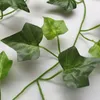 Fleurs décoratives 1 pièce 2M plante verte lierre plantes artificielles fausses feuilles guirlande vigne feuillage décor à la maison en plastique rotin chaîne mur