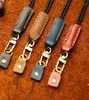 Handmade Leather Lanyard For Key Antilost Keychain Mobile Phone Accessories Credential Holder Strap2186316