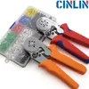 Pinza per crimpare Terminali a ghiera Set Tubo per lacci VE TE Kit Utensili manuali Elettricista Crimpatrice HSC8 64 66 240123