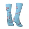 Herrensocken Hip Hop Vintage When I Rule The World Crazy Kompression Unisex Pinky And Brain TV-Muster bedruckte Crew-Socken