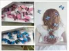 Super Cents Simulation Butterfly Wedding Headdress Hairpin Korean Wedding Dress Accessories Beach Beach Hair Trim Trim 50pcs9225532