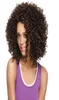 Ucuz vurgular siyah kahverengi kısa kıvırcık peruk siyah kadınlar ısıya dayanıklı sentetik afro kinky kıvırcık saç1812618