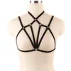 Strumpfbänder Hohe Qualität Körper Käfig Bondage Harness Frauen Sexy Dessous Schwarz Gürtel Gothic Crop Tops Bralette Fetisch