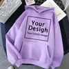 Impressão personalizada diy texto imagem hoodies feminino personalizado hoodie personalizar personalizado moletom com capuz 240129