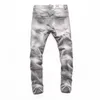 Męskie dżinsy Tr Apstar DSQ Slim Men Jeans Cool Guy Grey Dżinsy Klasyczne Rock Moto Design Zerwany zaniepokojony chudy dżinsowy dżinsy DSQ 10826