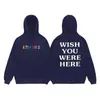 Men's Hoodies Sweatshirts Hip Hop Hoodie Men Women Hoodies Sweatshirts Cactus Jack YOU WERE HERE Letter Print Hooded Hoody Man Streetwear T240217