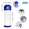 wholesale Stainless Steel Sublimation Blank 12oz Water Bottles Children Kids Tumbler With Straw and Carrying Handle ZZ