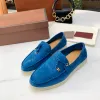 Classic Loafers Loro Casual Loafers Walker Suede Loafers Comfortable Runners Tricolor Boat Pink Designer men and women Luxury outdoor Shoes 35-45