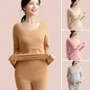 Women's Sleepwear Woman Maternity Cotton Nursing Breastfeeding Top Adjustable Pregnant Pants Thermal Second Skin