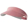 Boinas 2024 Verano para adultos para sombrero de sol Visera precurvada Tapa plegable Tapa vacía Protección solar superior Golf Tenis