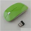 Mouse Mouse wireless 2.4G Ricevitore USB ottico 1200 Dpi Mouse Bluetooth 3D per computer portatili PC Desktop Computer a casa Ufficio Drop Delivery C Dhf6H