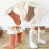 Chaussettes pour enfants enfants bébé filles jambières renard genou chaussettes hautes coton chaussettes mignonnes enfant printemps vêtements pour garçon unisexe enfant en bas âge chaussettes de dessin animé