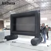 10MWX7MH (33x23ft) Toptan Yüksek Kaliteli Şişirilebilir Açık Hava Projektör Film Film Ekranı Mega Ekranlar Sinema Ev Tiyatrosu