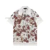Floral Hawaiianer Kurzarmknopf Down Bowling Beach Casual Shirts Herren Sommerhemd M-3xl