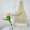 Shoulder Bags Vintage ollow Design Woven Women Soulder Bag Kniing Large Capacity andbags Summer Travel Sopper Tote For Ladies BeacH24217