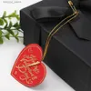 Etiketter Taggar 200st Golden Tag Strings Safety Pin Hook String Merry Christmas Tree Hanging Decoration Drop Ornaments Presentförpackningar Leveranser Q240217