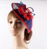 Berets Fascinators With Brooches For Wedding Hair Accessories Bridal Hats Double Colors Millinery Headpiece High Quality