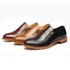 Scarpe eleganti Four Seasons Of Business Versione coreana formale a punta Piccola in pelle Una staffa con piedi Zip Le Fu D5126