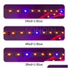 Coltiva le luci 5M 300Led Led Fl Spectrum Phyto Lampada 12V Striscia luminosa Impermeabile Smd Pianta Fiore Serra Ctivo Idroponico Drop Delive Dhpud