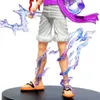 Figury zabawki akcji 21 cm animowane all-in-one Luffy Gear 5 postać Nika Sun God Action Zestaw postaci Model zabawki dansphtl2403