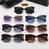 Sunglasses 2024 Brand Designer Cat Eye Women Men Classic Oversized Gradient Cateye Sunglass For Ladies Elegant Outdoor Eyewear