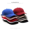 Ball Caps Plain Baseball Cap Solid Color Blank Army Hat Men Women Hook-N-Loop