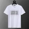 Designer Luxury Men's T-shirt broderi Iron Diamond Fashion Cotton Par Fashion Casual Summer Men's and Women's Clothing Brand Classic Letter T-shirt