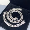 BLING 925 Sterling Silver Moissanite Miami Cuban Chain Jewelry Wholesale Diamond Cuban Link Chain