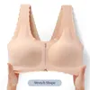 Set di reggiseni 1941 Reggiseno per mastectomia con cerniera Inserti in silicone Post Biancheria intima Tasca per cancro al seno Lingerie femminile di grandi dimensioni