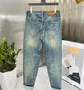 Designers Jeans Denim Trousers Mens embroidery jeans Designer Jean Men Black Pants Straight Design Retro Streetwear Casual Sweatpants Joggers Pant