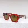 Gafas de sol Marca Vintage Retro Unisex Clásico Acetato Ojo de Gato Marco Grande Moda de Calle Uv400 Lentes Modelo 1083