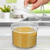 Servis uppsättningar 2 kryddor Salt Tank Pepper Jar Kitchen Supplies Container Holder Sugar Bowl med sked
