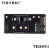 Conectores de cabos de computador S Tishric Porta única M.2 Ngff para Sata 22Pin Placa adaptadora Sata3.0 Ssd Disco rígido para 2230 2242 2260 2280 Dr Otq13