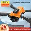 Drohnen Neue S17 Mini Drohne 4k Profesional 8K HD Kamera Hindernisvermeidung Luftaufnahmen Faltbarer Quadcopter 3 km Geschenkspielzeug YQ240217