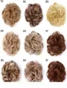 Elastyczna bałagan Bun Syntetyczny pączek Kinky Curly Scrunchie Hair Roller Szybka i łatwa Chignon5244853